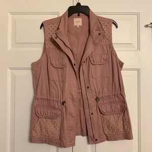 Soft pink Candies vest